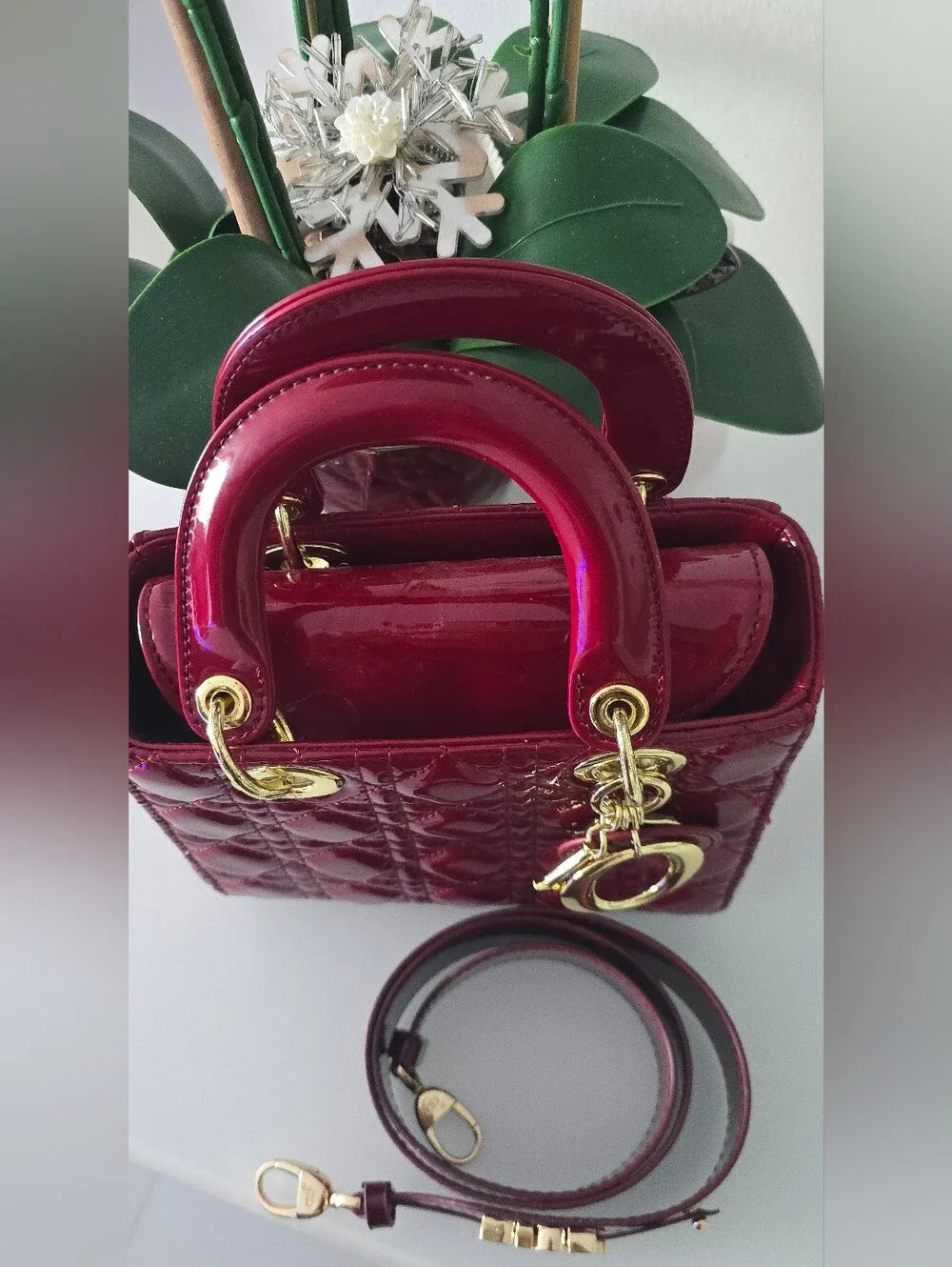 Lady cannage dior like madiu. 20 cm bag w log - not designer but …